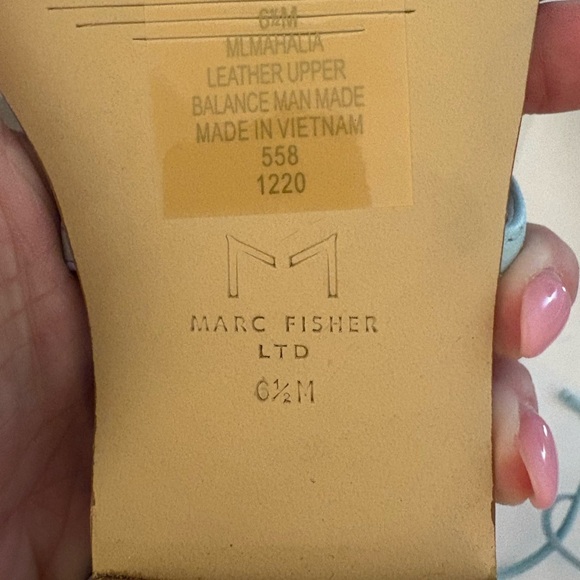 Marc Fisher Women's Mahalia Ghillie Lace Ankle Tie Sandals NWT - Picture 6 of 8